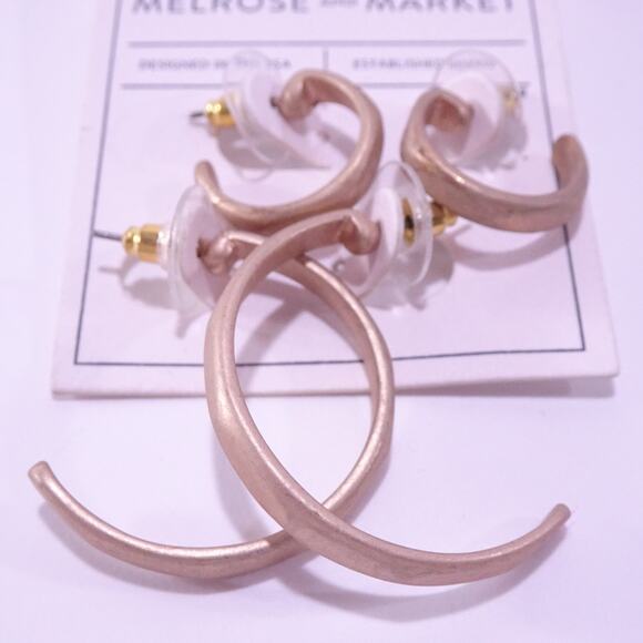 Ann Taylor Stud Ombre Blue Ear Climbers Nordstrom Hoop Earrings Set of 4 NWT 98 - Picture 11 of 11